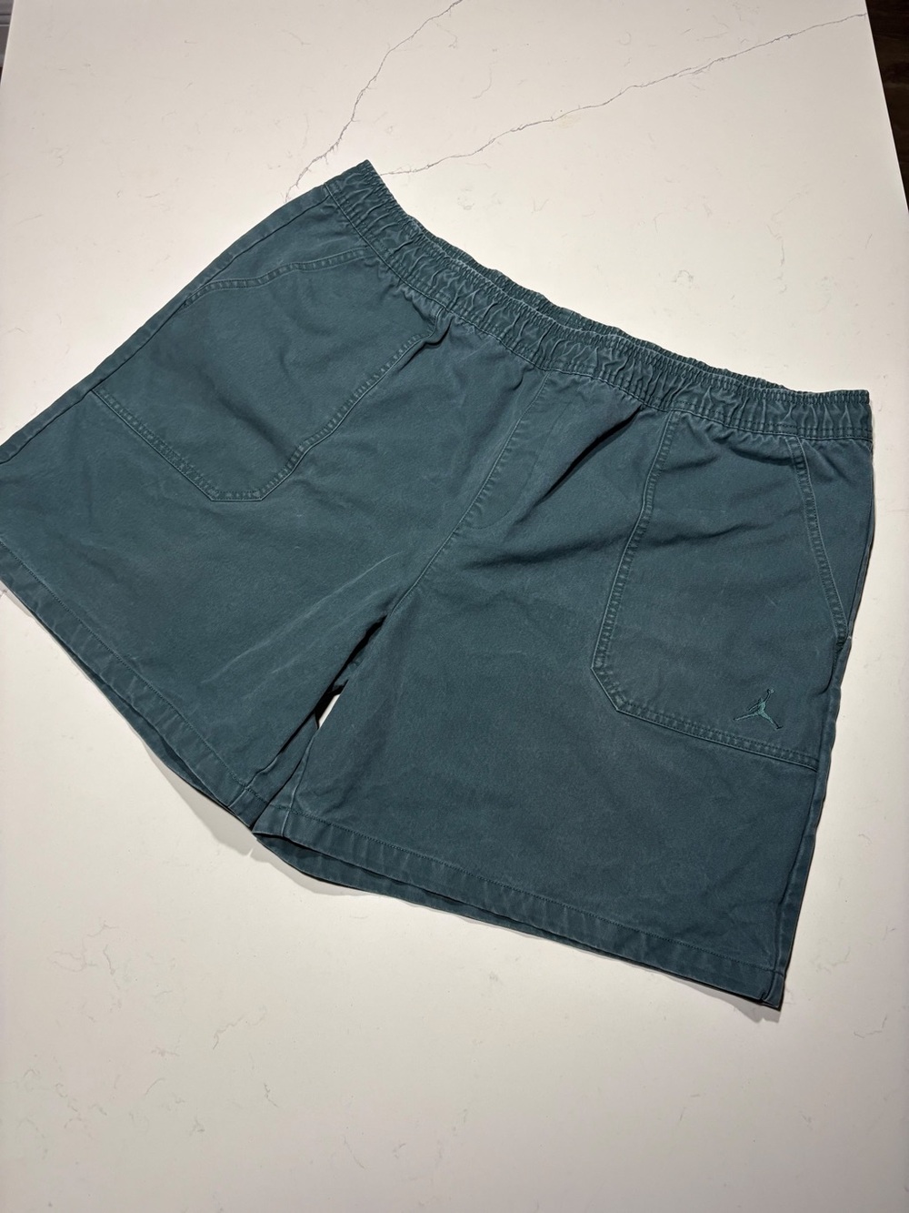 Vintage Jordan Brand Green Woven Basketball Shorts Mens XXL Jumpman Y2K